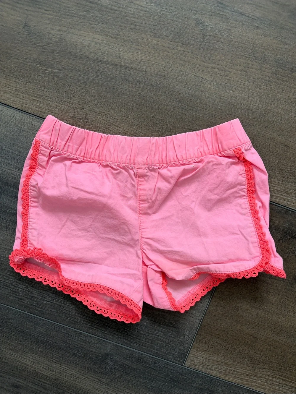 Gymboree Pink Crochet-Trim Girls' Shorts